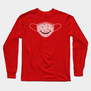 Keep Smile Even If You Wear a Face Mask Long Sleeve T-Shirt